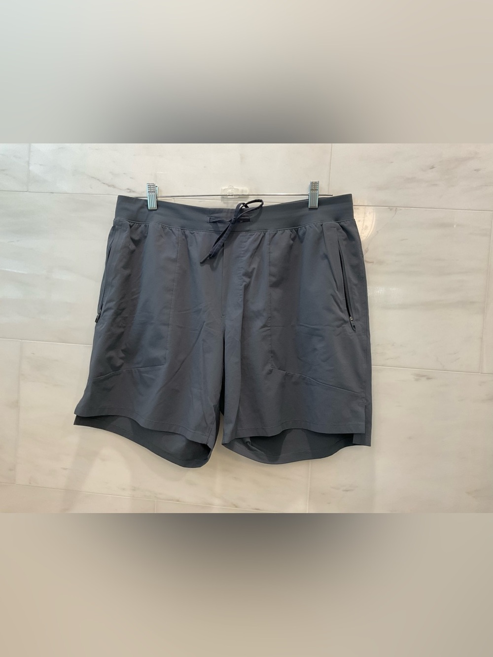 Lululemon License To Train Shorts - 7” - Linerless STEEL BLUE GRAY size XXL T52